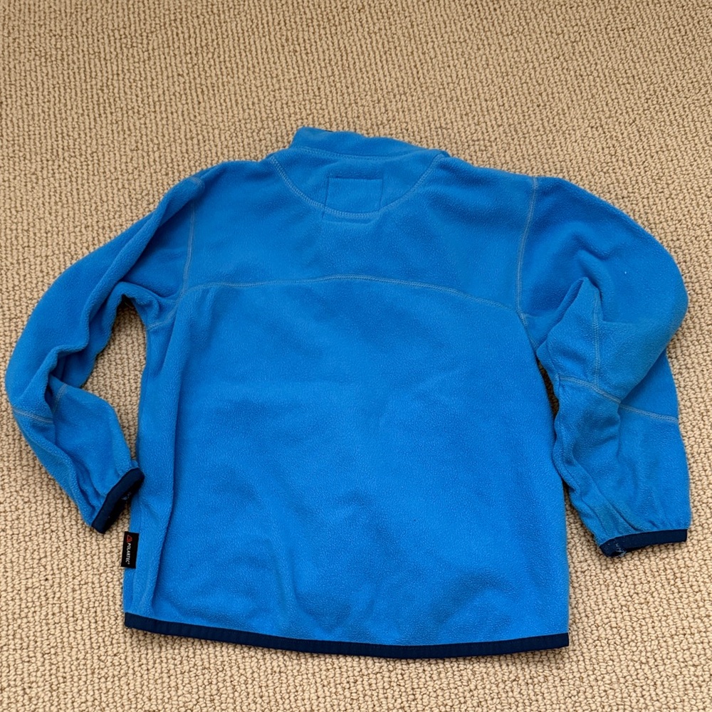Like New Helly Hansen Boys Blue Polartec Fleece Pullover size 110/5 - Picture 5 of 6